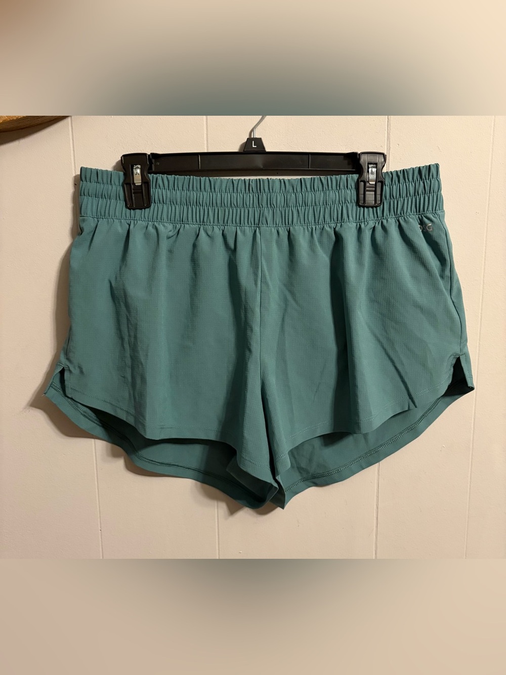 DSG Teal Athletic Running Shorts with Elastic Waist